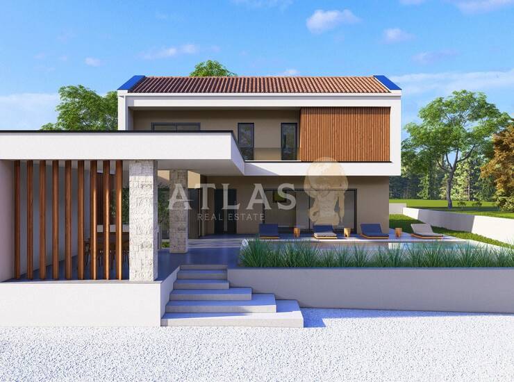 ŽMINJ | Moderna vila s bazenom vrlo blizu centra Žminja — fotografija 2