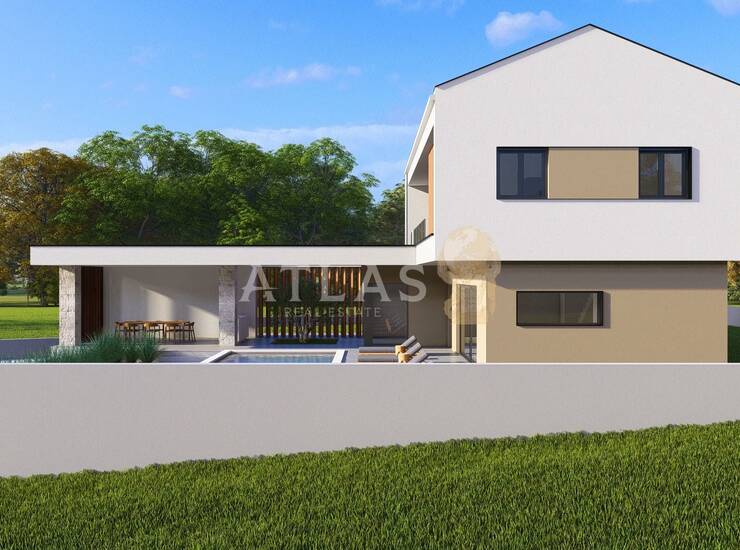 ŽMINJ | Moderna vila s bazenom vrlo blizu centra Žminja — fotografija 6