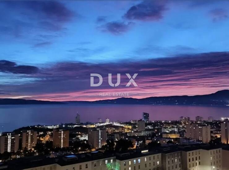 Rijeka, Gornja Vežica, dvosobni stan, 61 m2, lođa, panoramski pogled na more