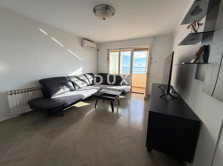 Rijeka, Gornja Vežica, dvosobni stan, 61 m2, lođa, panoramski pogled na more — fotografija 2
