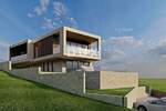 Istra, Rabac, zemljište, 996 m², glavni projekt, pogled na more