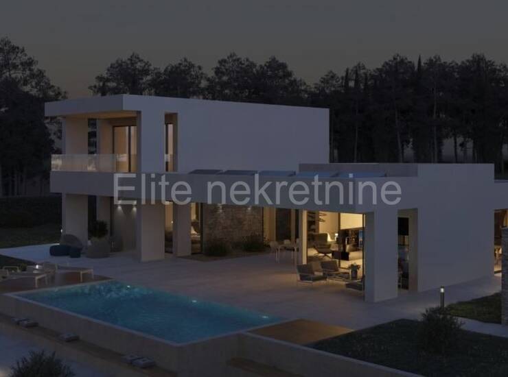 Rovinj, Bale - zemljište s dozvolom za gradnju vile! POGLED MORE — fotografija 4