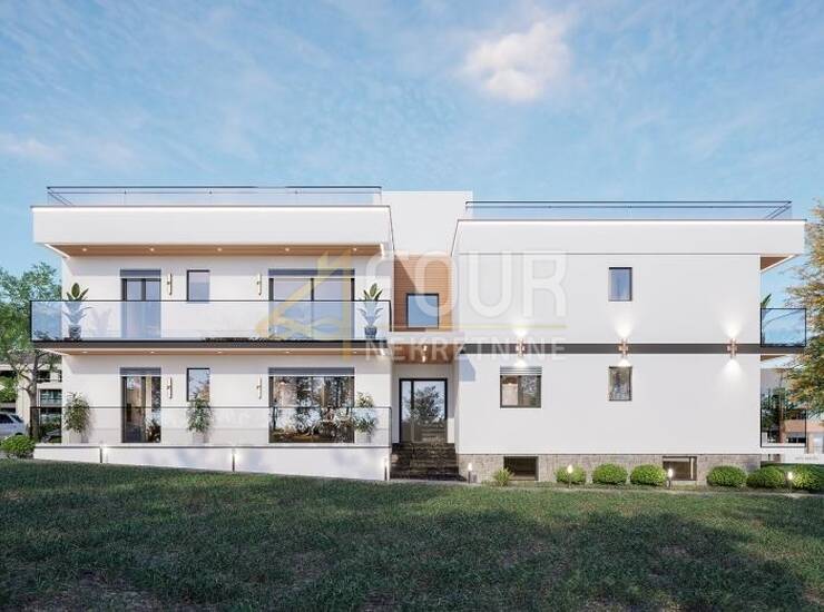 Istra - Umag, novogradnja, 2s+db, pogled na more — fotografija 3