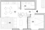 Cetvorosoban stan, Brtonigla, prodaja, 245000 €, 53 m2